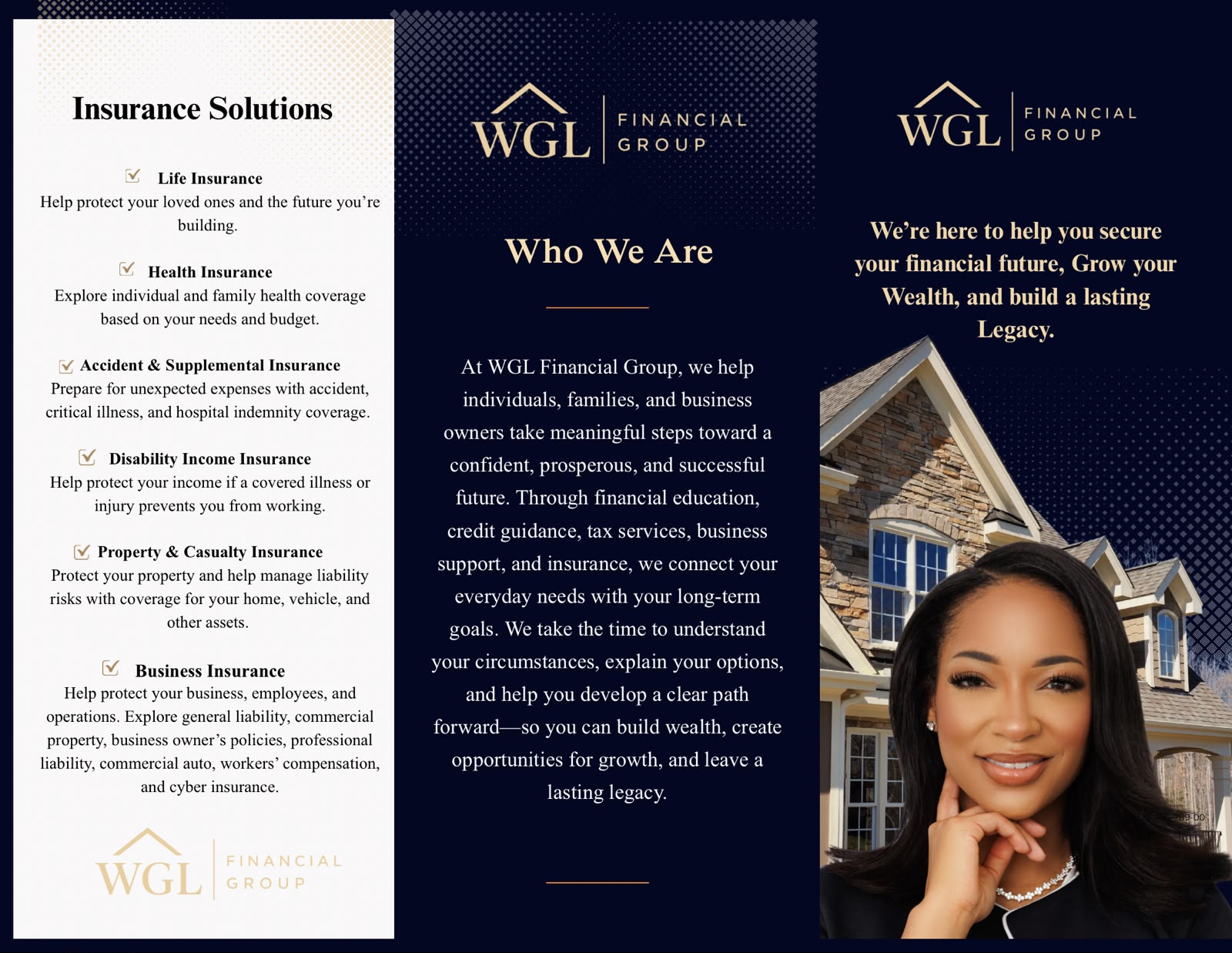 WGL Insurance Solutions brochure
